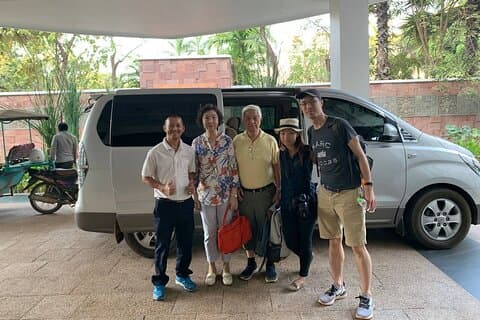 Privat taxi Phnom Penh till Siem Reap-engelsktalande förare
