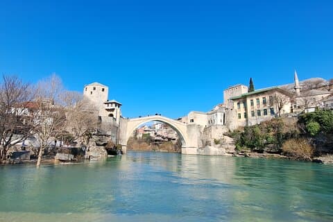 Private Tagestour zu den Wasserfällen von Mostar und Kravice ab Dubrovnik