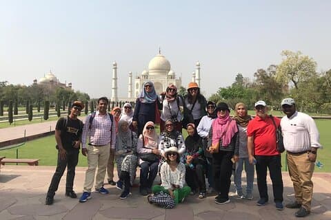 Fra Delhi: Samme dag Taj Mahal tur med 5 * lunsj