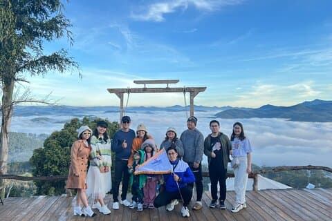 Wolkenjagd und Das Leuchten der Morgenröte in Da Lat 4:00 - 10:00 Uhr