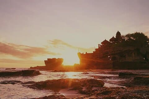 Visite du jardin Bloom et du coucher de soleil de Tanah Lot