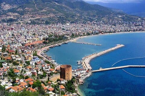 Alanya bytur fra side med båttur og lunsj