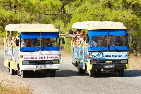 Side Cabrio Busstur med Green Lake og Manavgat-fossen
