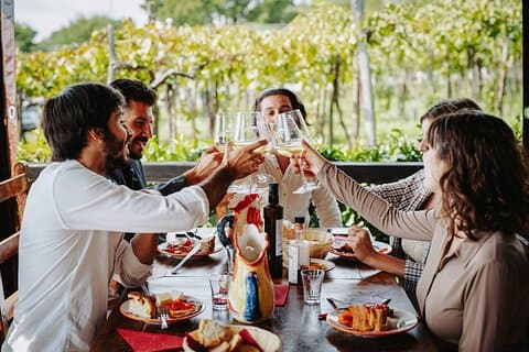 Guidet tur til Pompeii, lunsj og vin fra Sorrento