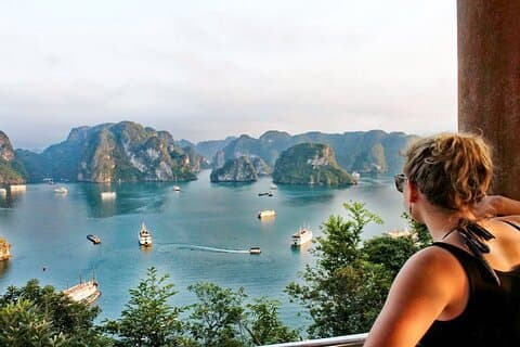 Ganztagestour nach Halong mit Höhle und Insel Titop von Hanoi