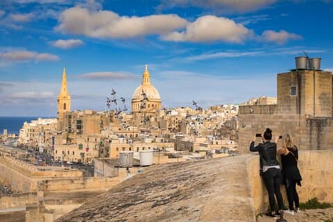 Visita guiada de meio dia de Valletta com visita opcional à catedral