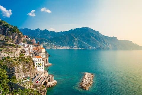 Côte amalfitaine et excursion en bateau depuis Rome