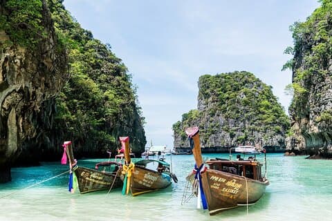 Private halbtägige Krabi-Vier-Inseln-Tour mit Langheckboot