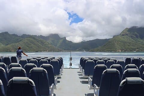 Fergetransport mellom Papeete, Tahiti og Moorea