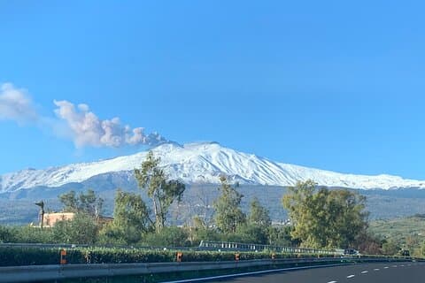 Private Tour of Mount Etna, Taormina and Messina. Departure from Messina