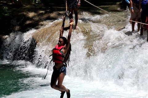 Chuck Norris Secret Falls and Dunn's River Falls