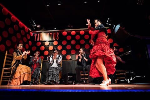 Barcelona kvällstur, flamencoshow och tapas