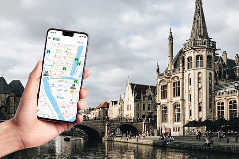 Escape Tour Gent - auto-guia citygame - e encontrar a saída secreta!