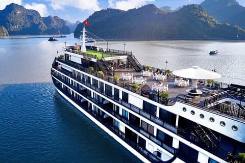 MEILLEURE Croisière 5 étoiles de luxe dans la baie d'Halong et la baie de Lan Ha 2 jours/1 nuit