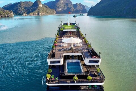 Croisière Rita - Un endroit pour se détendre dans la baie d'Ha Long - Baie de Lan Ha (2D1N)