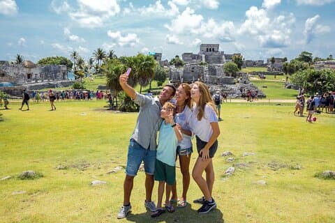 Halvdagstur til Tulum med snorkel og cenote fra Riviera Maya