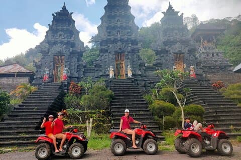 Mount Batur ATV Quad Bike med naturlig varm källa och lunch