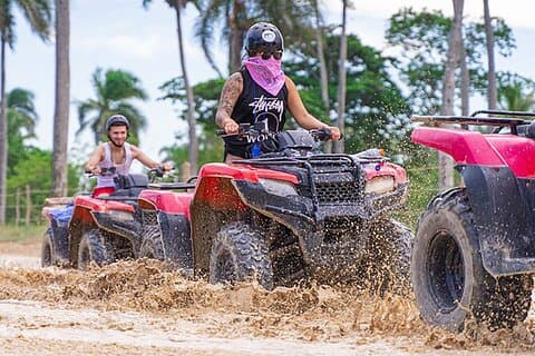 Aventure extrême sur quads VTT à Punta Cana