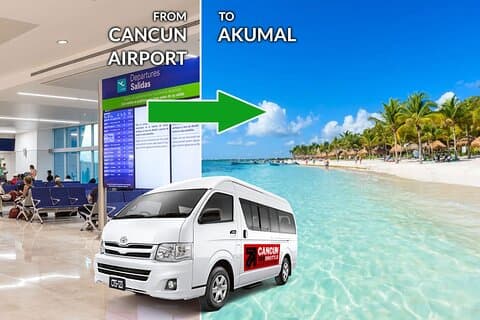 Privat overføring fra Cancun flyplass til Akumal