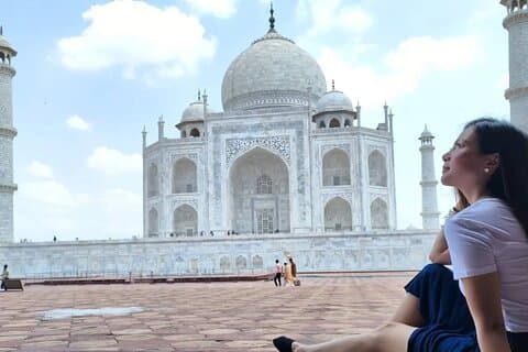 Excursão Taj Mahal no mesmo dia Delhi Agra Delhi com guia turístico feminino