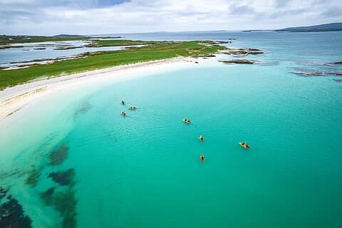 Connemara kust kajakpaddling