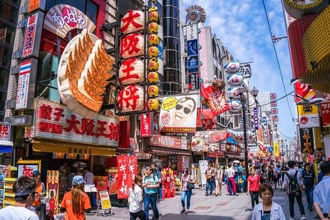 Osaka 8hr Tour from Kobe: English speaking Driver, No Guide