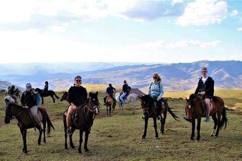 2 dagars ridupplevelse i Lesotho