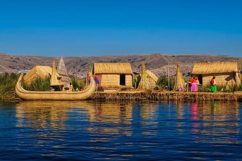 Utflukt til Uros-Taquile Islands i båt fra Puno med lunsj.