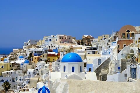 Toppplatser med busstur på Santorini med transport