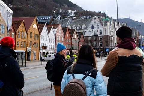 Walking Tour in Bergen of the Past and Present