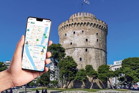 Selvguidet flugt spil i Thessaloniki. Find den hemmelige udgang!
