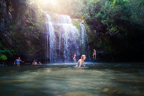 Big Island Kohala Zip og Dip Tour fra Kona