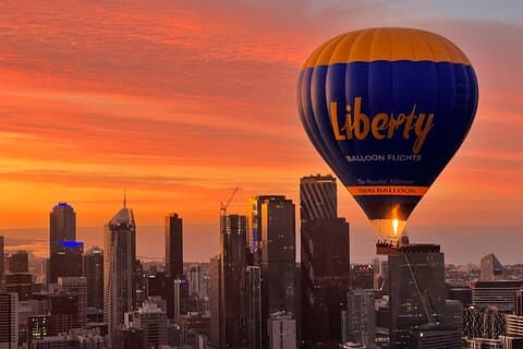 Hot Air Balloon Flyreiser over Melbourne City (valgfritt frokost)