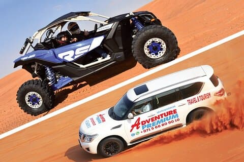Can am Maverick x3 Turbo Dubai Desert Safari Barbacoa y sandboard