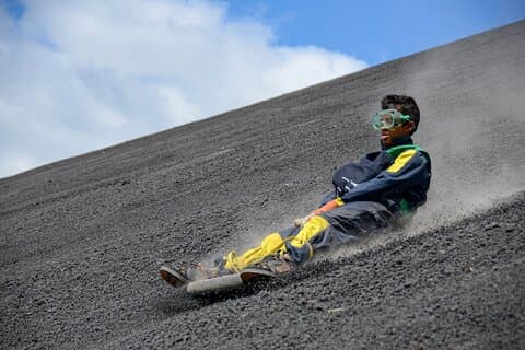 Private Surf in Fire Volcano Sand Boarding at Cerro Negro in León