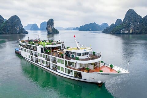 Halong Verdure Cruise Luxury 2 Days 1 Night Tour from Hanoi
