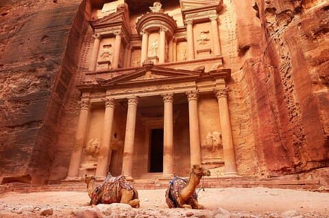 Vanuit Amman : Petra en Wadi rum Privé/Groep Hele dag Tour