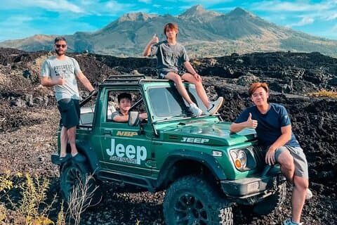 Tour privato all inclusive in jeep e jeep del vulcano Batur
