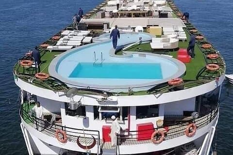 Lyxkryssning på Nilen i 4 dagar 3 nätter & balong på M/S Movenpick