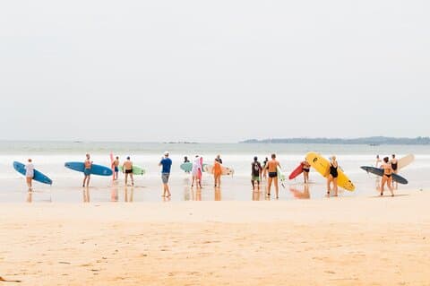 Weekend Drone Shots + 1.5 Hour Weligama Surfing Experience