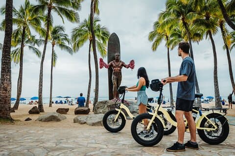 Aluguel de bicicletas elétricas em Waikiki: aluguel de bicicletas elétricas em Honolulu
