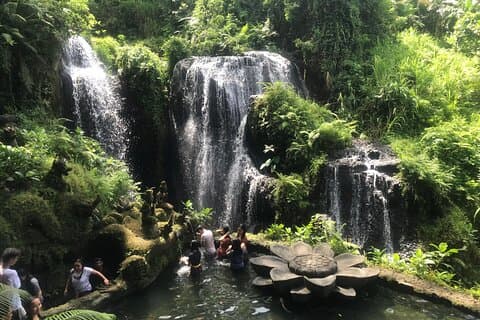Purification Holy Bath at Beji Gria Waterfall