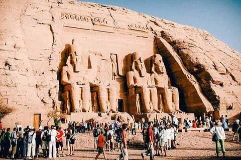 Excursão privada de um dia aos templos de Abu Simbel a partir de Luxor