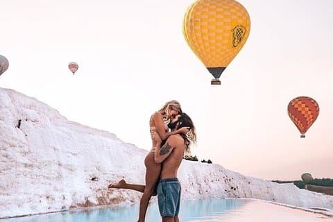 Independent Pamukkale Tour From Kusadasi With Hot Air Balloon