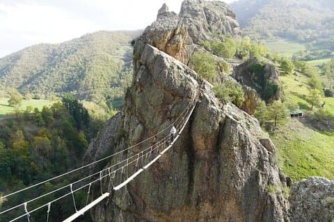 Halve dag activiteit Klimmen in Via ferrata Socastillo