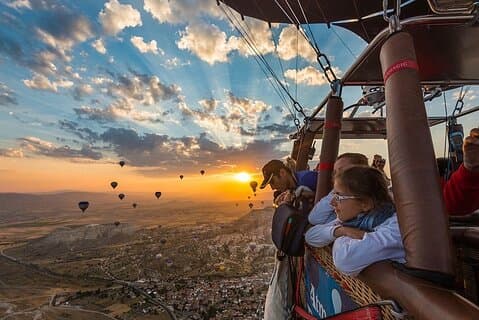 Vuelo en globo aerostático en Capadocia con pilotos experimentados