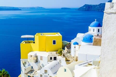 Viagem de 2 dias de Atenas a Santorini e Mykonos