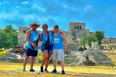 Tulum ruiner land og luft, Cenotes snorkling og Tequila!