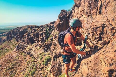 Topp Vía Ferrata for nybegynnere på Gran Canaria ツ
