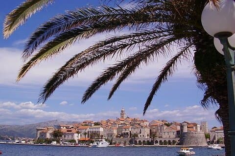 Dagtocht naar Korčula en Pelješac met wijnproeverij vanuit Koločep